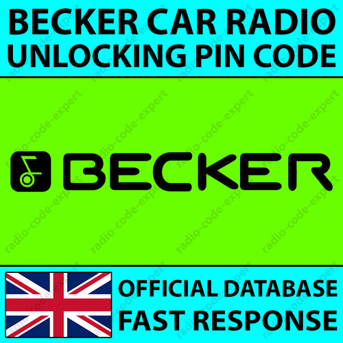 Becker radio pin codice - radio,